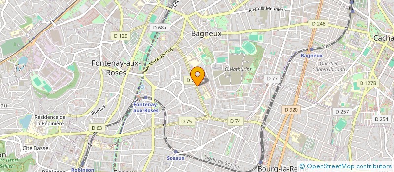 localisation de l'entreprise ITALIAN TOUCH'  BAGNEUX
