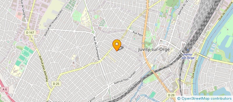 localisation de l'entreprise ITALIANO à SAVIGNY-SUR-ORGE