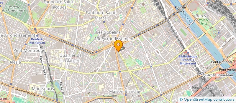 localisation de l'entreprise ITALIE IMMOBILIER  PARIS