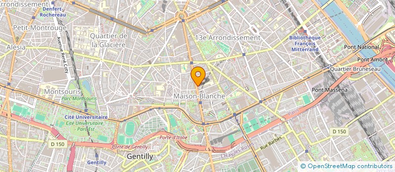 localisation de l'entreprise ITALIE MARKET  PARIS