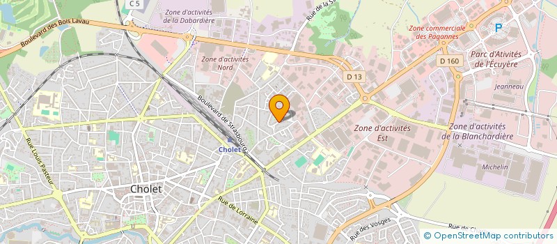 localisation de l'entreprise ITALIE SANTE à CHOLET