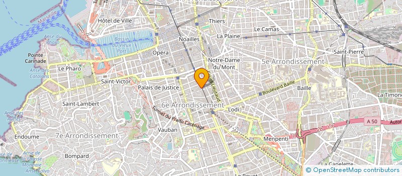 localisation de l'entreprise ITALIEN MODE  MARSEILLE