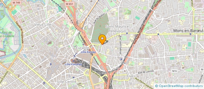 localisation de l'entreprise ITALILLE à LILLE