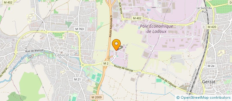 localisation de l'entreprise ITALIQUE  CEBAZAT