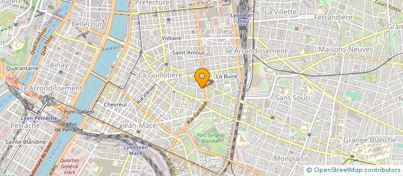 localisation de l'entreprise ITALIQUES MARKETING  LYON