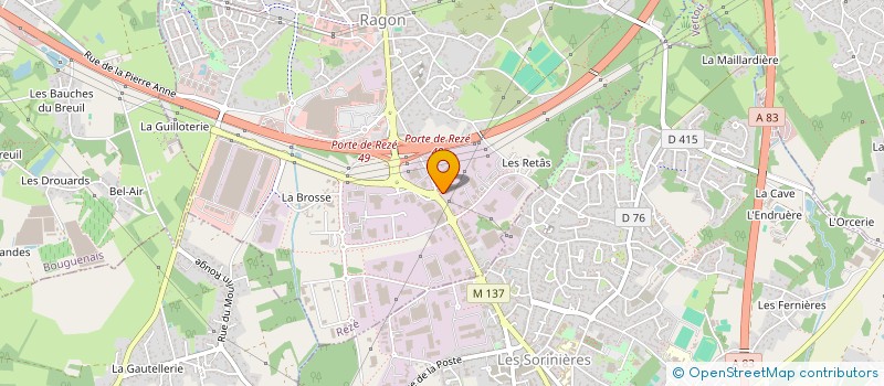 localisation de l'entreprise ITALISCOOT à REZE