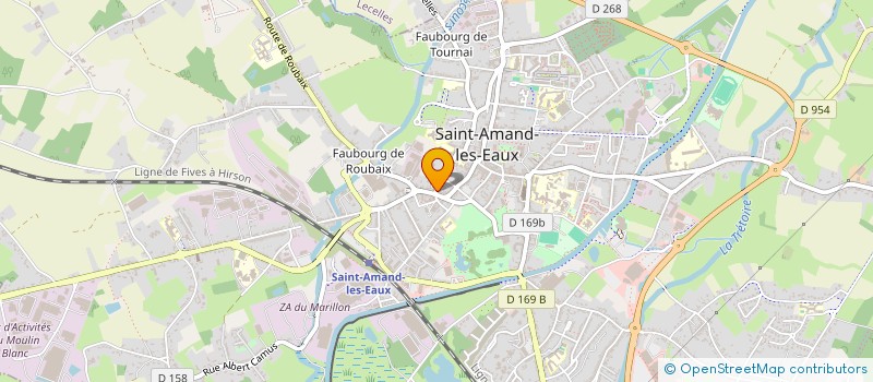 localisation de l'entreprise ITALNOR  SAINT-AMAND-LES-EAUX