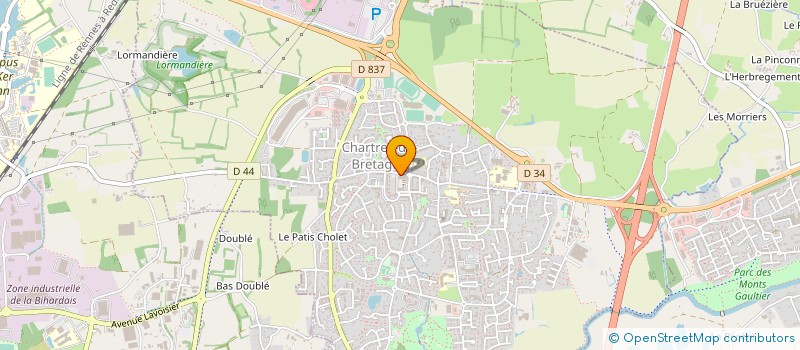 localisation de l'entreprise ITALO à CHARTRES-DE-BRETAGNE