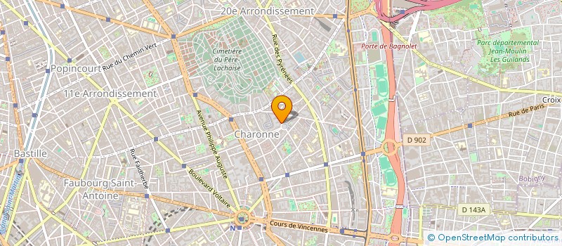 localisation de l'entreprise ITALO CALVINO LANGUE  CIVILIS ITALIEN  PARIS