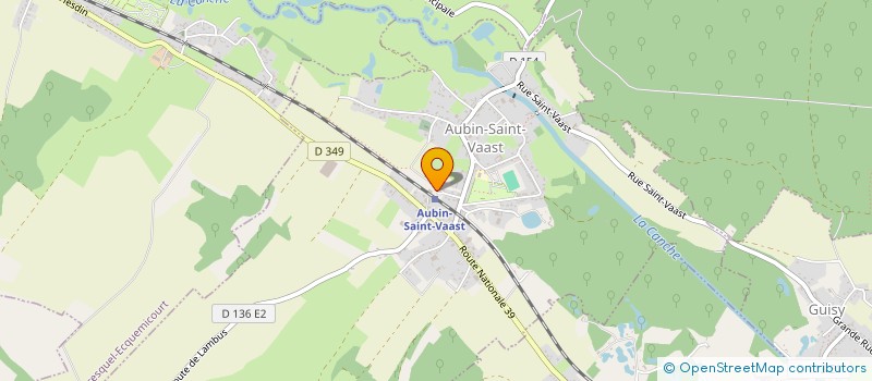 localisation de l'entreprise ITALOPALE à AUBIN-SAINT-VAAST