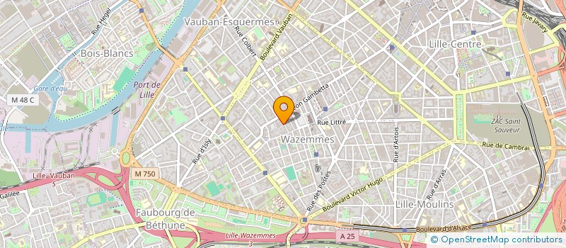 localisation de l'entreprise ITALPEINT à LILLE