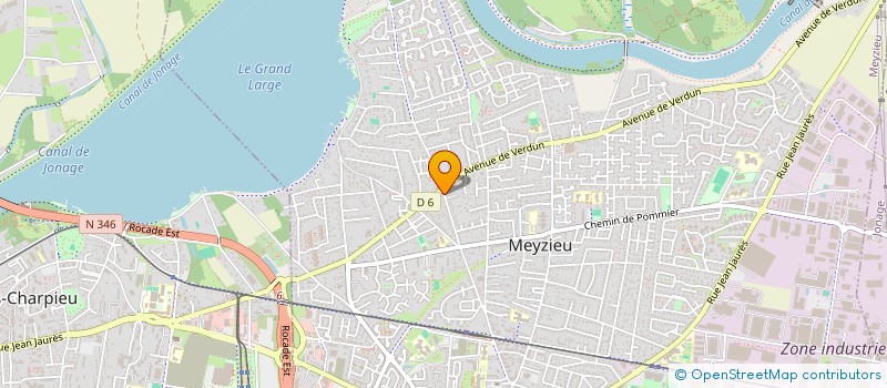 localisation de l'entreprise ITALPI à MEYZIEU