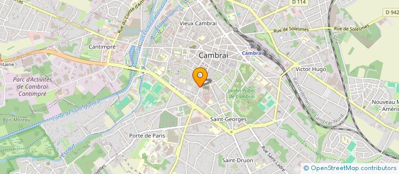 localisation de l'entreprise ITALRESTO à CAMBRAI