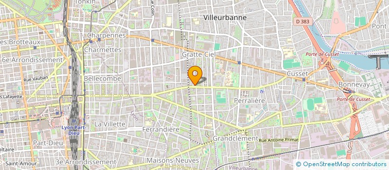 localisation de l'entreprise ITALYC à VILLEURBANNE