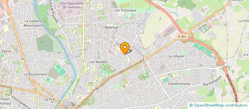 localisation de l'entreprise ITAMETIS à LE MANS