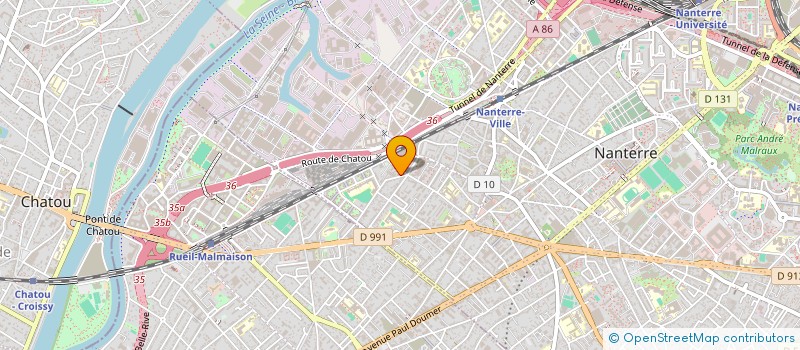 localisation de l'entreprise ITANCIA  NANTERRE