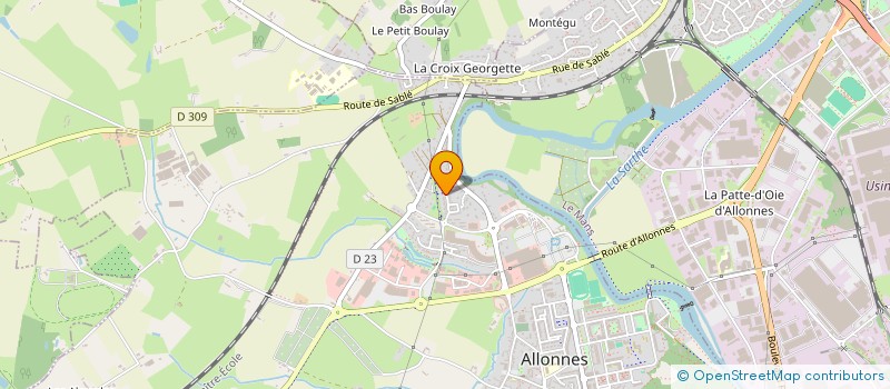 localisation de l'entreprise ITANOV à ALLONNES