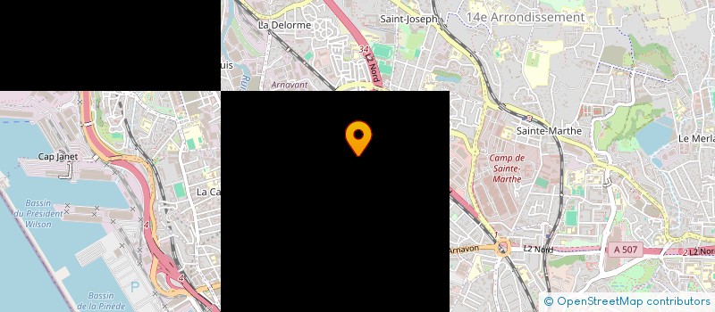 localisation de l'entreprise ITAO à MARSEILLE