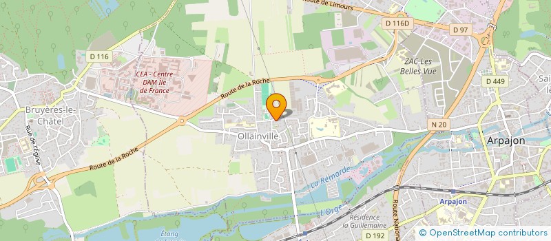 localisation de l'entreprise ITAP  OLLAINVILLE