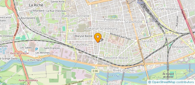 localisation de l'entreprise ITAPARICA à TOURS