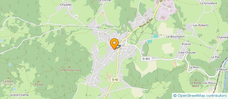 localisation de l'entreprise ITARIS  BEAUZAC