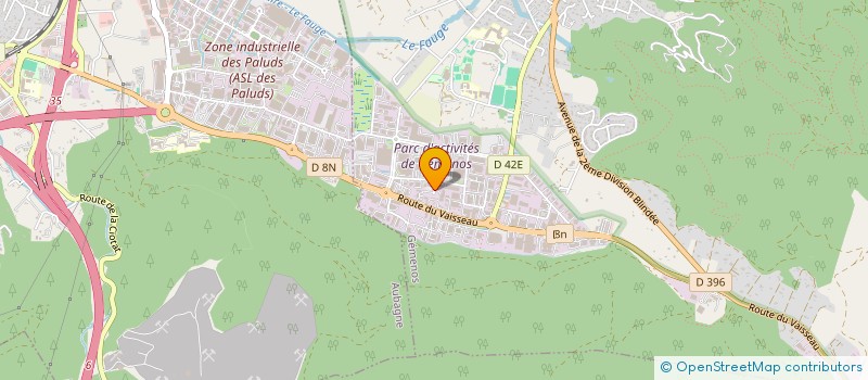 localisation de l'entreprise ITARMAC à AUBAGNE