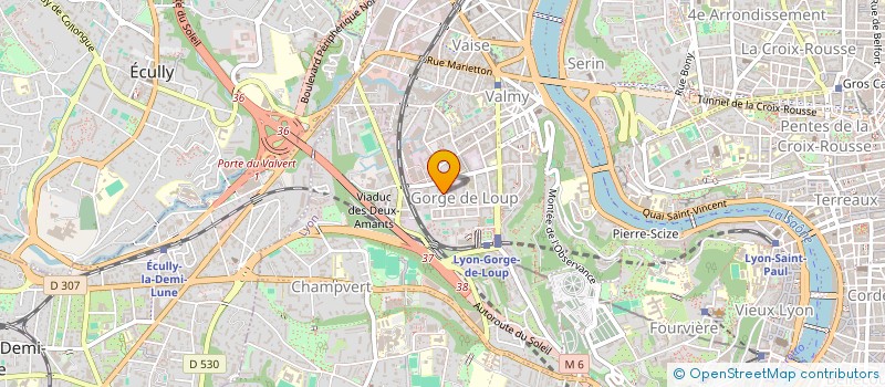 localisation de l'entreprise ITASCA CONSULTANTS à LYON