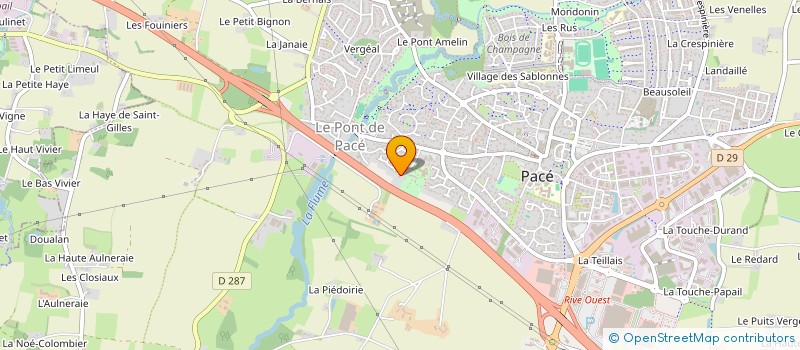 localisation de l'entreprise ITAV à RENNES