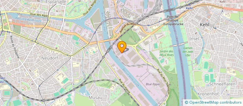 localisation de l'entreprise ITAWAK à STRASBOURG