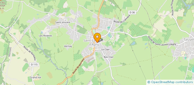 localisation de l'entreprise ITAXIA  MORNANT