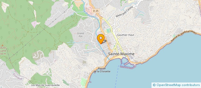 localisation de l'entreprise ITB AQUADIS à SAINTE-MAXIME