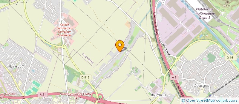 localisation de l'entreprise ITB2C  HENIN-BEAUMONT