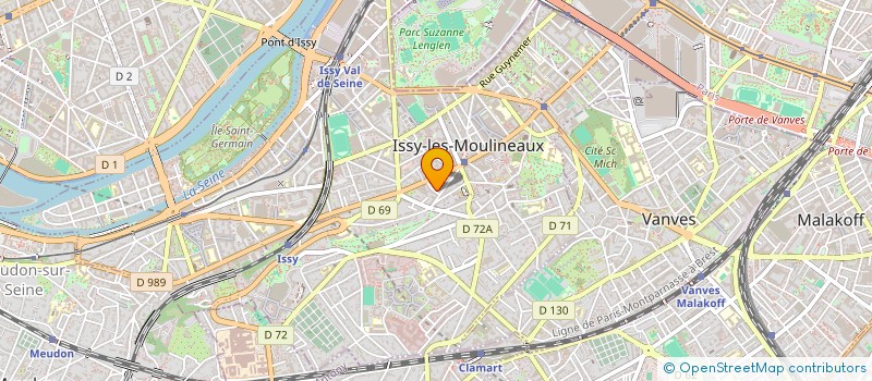 localisation de l'entreprise ITBA à ISSY-LES-MOULINEAUX