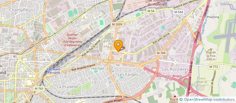 localisation de l'entreprise ITC  CLERMONT-FERRAND