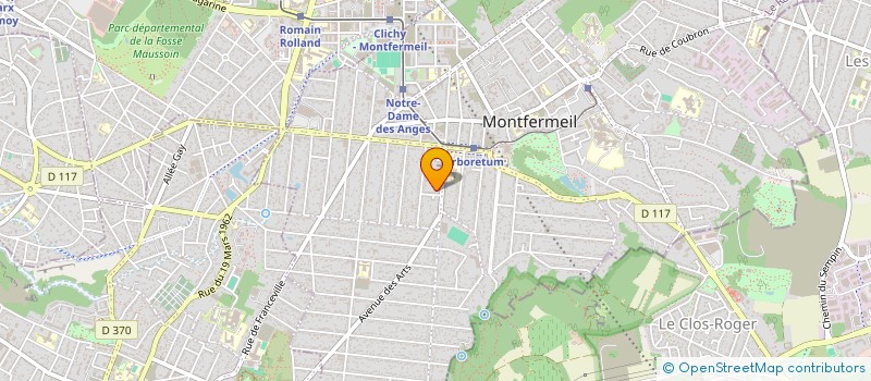 localisation de l'entreprise ITC à MONTFERMEIL