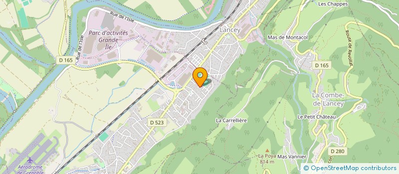 localisation de l'entreprise ITC COMPUTING  LE VERSOUD