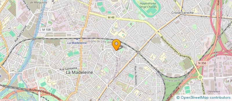 localisation de l'entreprise ITC INFORMATIQUE à MARCQ-EN-BARŒUL