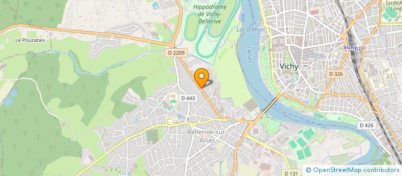 localisation de l'entreprise ITC MONTLUCON à BELLERIVE-SUR-ALLIER