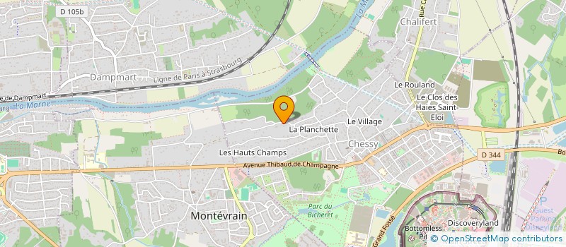 localisation de l'entreprise ITCB à CHESSY
