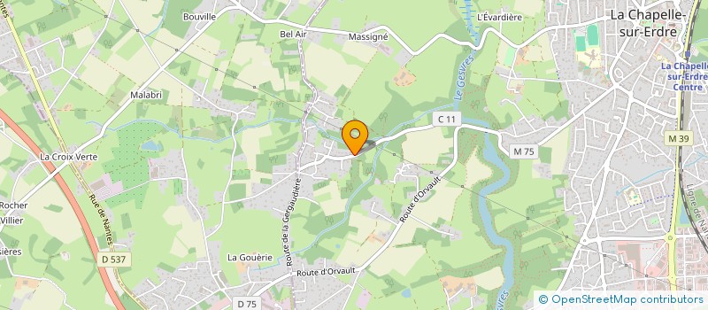 localisation de l'entreprise ITCCO à LA CHAPELLE-SUR-ERDRE