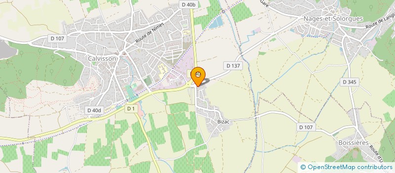 localisation de l'entreprise ITCE  CALVISSON