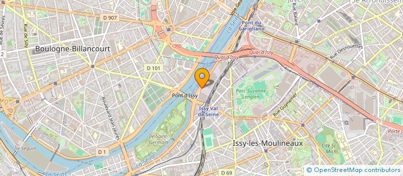 localisation de l'entreprise ITCENTER à ISSY-LES-MOULINEAUX