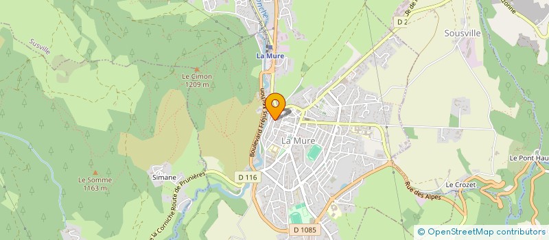 localisation de l'entreprise ITCOM à LA MURE