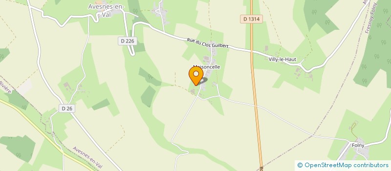 localisation de l'entreprise ITD  AVESNES-EN-VAL