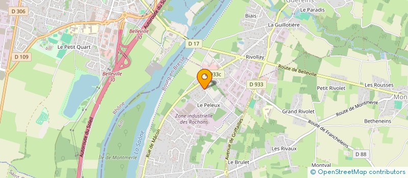localisation de l'entreprise ITD CHAUFFAGE à MONTMERLE-SUR-SAONE
