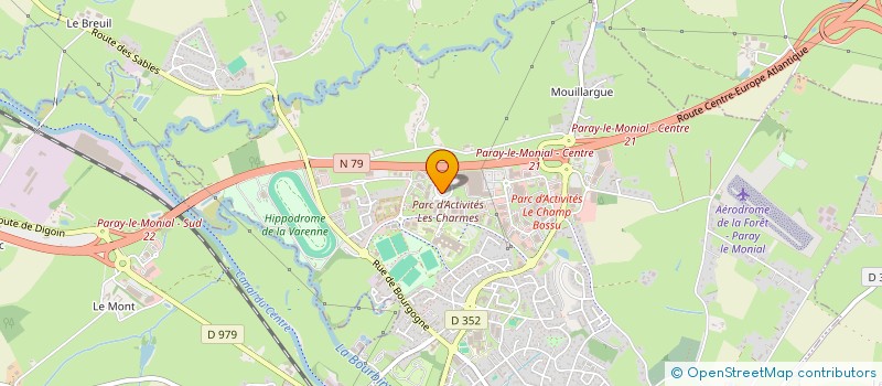 localisation de l'entreprise ITD CONCEPT  PARAY LE MONIAL