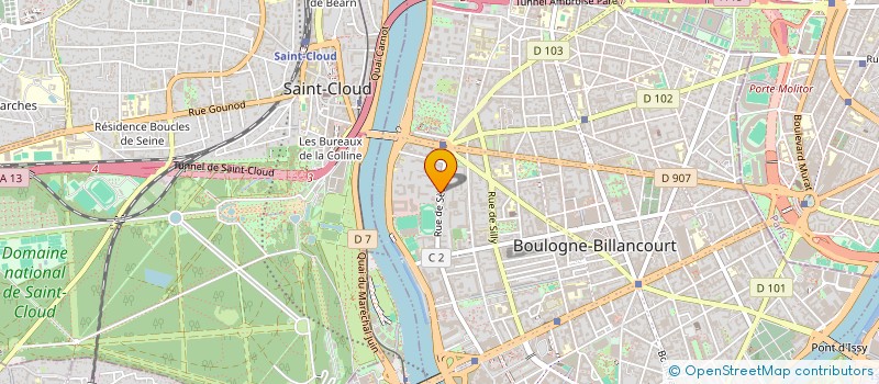 localisation de l'entreprise ITDGS à SAINT CLOUD