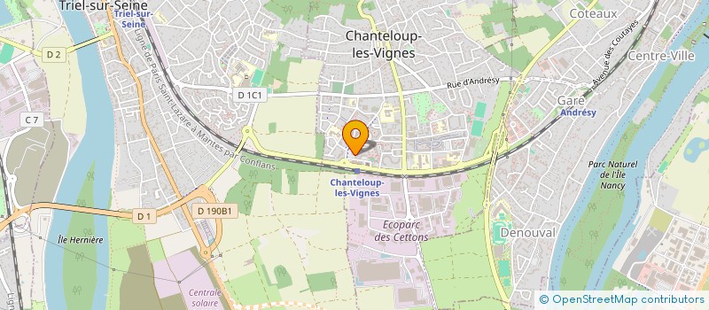 localisation de l'entreprise ITE à CHANTELOUP-LES-VIGNES