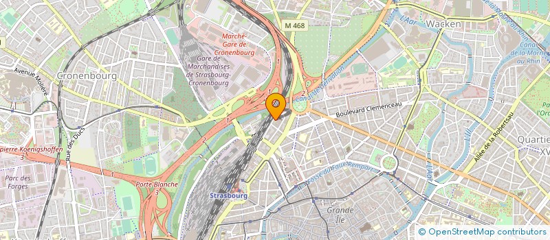 localisation de l'entreprise ITE FORMATION à STRASBOURG