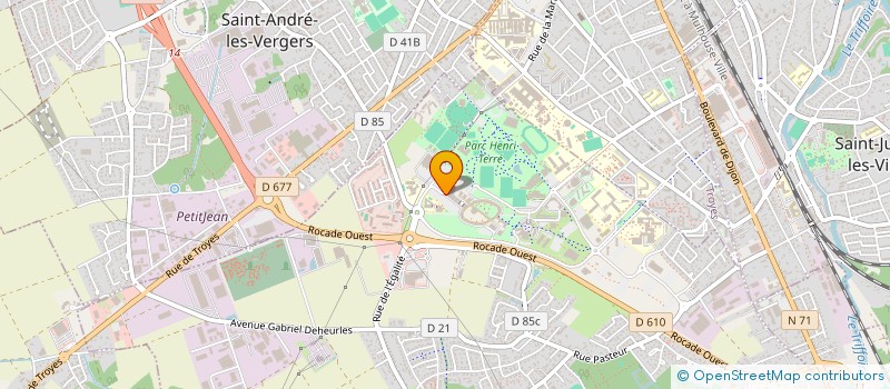 localisation de l'entreprise ITE - INNOVATIONS & TECHNOLOGIES FOR ENGINEERS  ROSIERES-PRES-TROYES